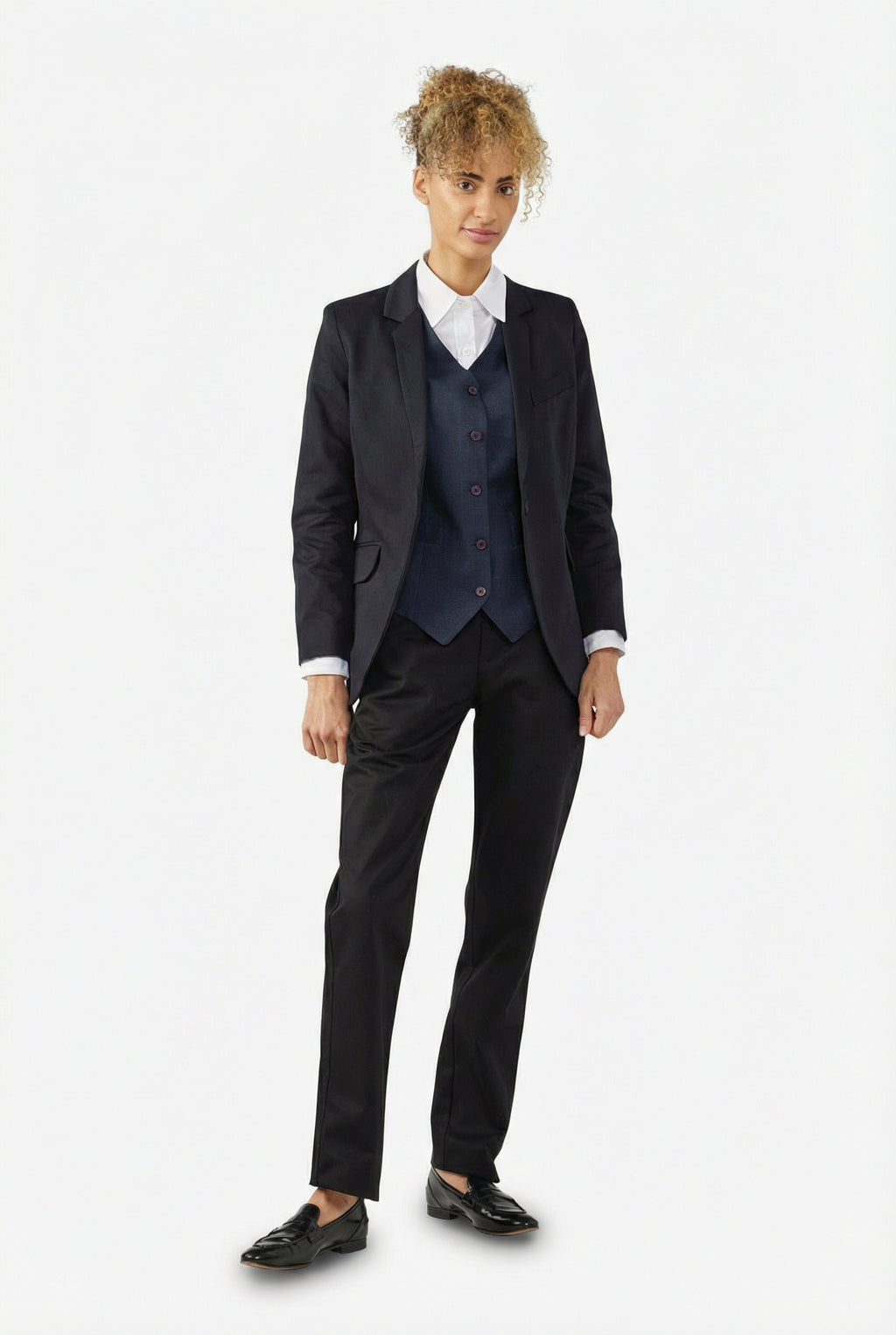 Women's One Button Blazer
